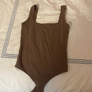 Brown Abercrombie body suit